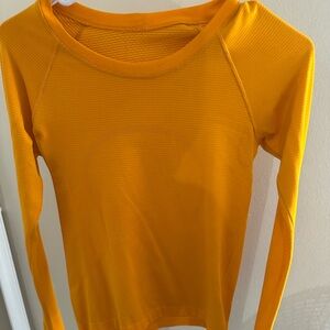 Lululemon yellow swiftly tech long sleeve